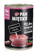 Panvica Mäso pre šteňatá BRAVČOVÉ S KAČKOU 400g