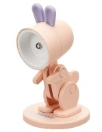 MALÁ LAMPA NA ČÍTANIE NA BATÉRIU, RUŽOVÁ LAMPA