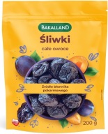 Sušené slivky, celé ovocie, Bakalland bez jadierok 200g PRÉMIOVÁ KVALITA