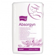 Absorgyn Gynekologické popôrodné vložky nesterilné 34x9cm 10ks s fóliou