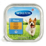 Winston mokré krmivo pre psov s hydinou a cestovinami 150gr