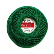 Karat šnúra 8 c. zelená 0584 ARIADNA 10g 65m