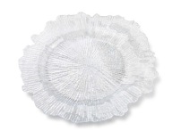 Podložka pod tanier Plastový stojan na tanier 33 cm, priehľadný