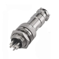Priemyselný skrutkový konektor GX16 6PIN zástrčka so zásuvkou