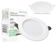 SLIM 6W halogénové svietidlo LED pod strop pod omietku