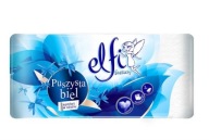 ELFI Fluffy White toaletný papier, 3 vrstvy, 8 ks