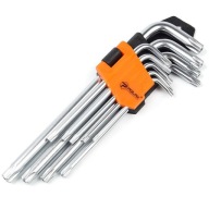 Sada imbusových kľúčov dlhých imbusových kľúčov imbus torx T10-T50 9 ks