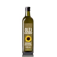 Slnečnicový olej lisovaný za studena 500ml sklo