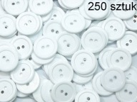 PLASTOVÉ GOMBÍKY 20 mm biele, balenie 250 ks.