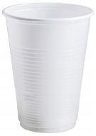 Jednorazový plastový pohár 200 ml biely 100 ks