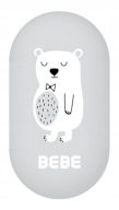 Školská guma - INTERDRUK - BEBE - MEDVEĎ - šedá
