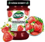 NÍZKOSLADKÝ JAHODOVÝ DŽEM 280G ŁOWICZ