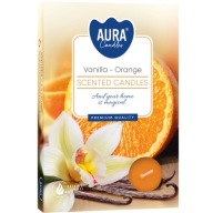 BISPOL Aura 4H voňavé návleky VANILKA-POMARANČ 6 ks.