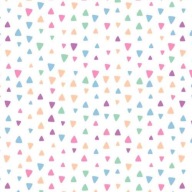 45cm Detská samolepiaca dekoratívna dyha, Confetti, farebná