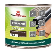 PRO ALKID rýchloschnúci alkydový email 0,2l tmavohnedá RAL 8017