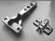 Prekrývací záves BLUM 71M2550 100 stupňov + vedenie H0