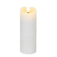 LED SVIEČKA NA AKUMULÁTOR, VEĽKÁ BIELE LAMPA