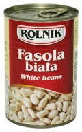 Rolník Biela fazuľa v konzerve Biela fazuľa 400 ml