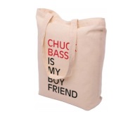 BAVLNENÁ taška 38x42 ECRU CHUCK BASS 145g