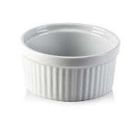 Biela porcelánová forma na muffiny