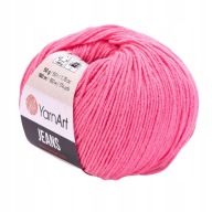 YarnArt Jeans 78 malinová ružová priadza 50g/160m