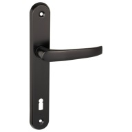 Kľučka dverí dlhý tanier LENOX 90 Key Black