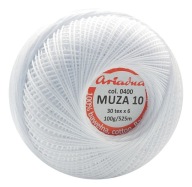 Šnúra Muse 10, farba 400 / biela