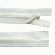 ZAHRNUTÝ zips, SAMOSTATNÁ SIEŤKA #3 40cm KRÉM