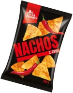 CHILI NACHOS 500g Nachos s chilli lupienkami Kvalitné veľké balenie Kol-Pol x Fanex