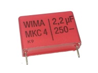 2,2uF/250V MKC4 5% r-27,5mm man. WIMA - 1 ks