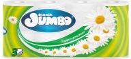 Biely toaletný papier JUMBO harmančekový 3w 8 roliek