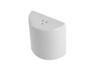 Soľnička Sana, biela, moderný porcelán