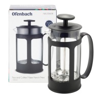 PIVORÁRSKA SKLENENÁ Džbán NA ČAJ BYLINKY KÁVA FRENCH PRESS OFENBACH