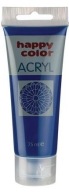 AKRYLÁTOVÁ FARBA 75 ML NÁMORNÍCKA MODRÁ METALOVÁ HAPPY FARBA