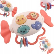 Hrkajúce hryzátko music box zvuky svetiel 66857R