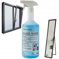 GLASS LESK 1L ECO SHINE na okná, zrkadlá s alkoholom, BEZ STRAGS, SUPER VÔŇA