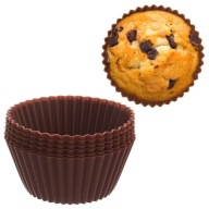 6x SILIKONOVÉ formy na pečenie muffinov a mafinov