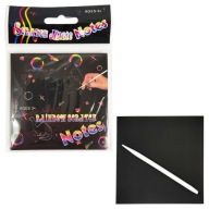 MAGIC NOTEBOOK, Scratch-Off Notebook, 24 ks. ČIERNA + HYPO ŠTÝL