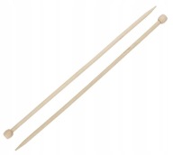 PLETACIE IHLICE BAMBUSOVÉ rovné 10mm 35cm