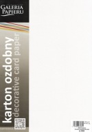 Dekoračný papier A4 Island diamantový biely 220g 20
