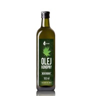 KONOPNÝ OLEJ 100 ML, LISOVANÝ ZA STUDENA, NERAFINOVANÝ