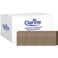 Jednovrstvové bambusové obrúsky 17x17cm pre zásobníky Clarina, 400 kusov