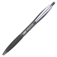 BIC Atlantis Soft zasúvacie guľôčkové pero čierne