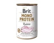 BRIT MONO PROTEIN KRÁLIK JEDNORÁZOVÉ Vlhčené KRMIVO PRE PSY S KRÁLIKOM 400g