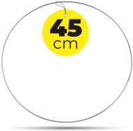 STRIEBORNÝ prsteň lapač snov, 45 cm