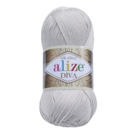 Alize Diva 168 - svetlo šedá