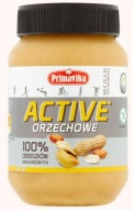 AKTÍVNA ARAŠIDOVÁ PASTA, BEZLEPKOVÁ, 470 g - PRIMAVIKA