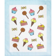 Bavlnená kuchynská utierka JEDEKA SWEETS 50x64