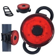 LED ZADNÉ BICYKELOVÉ SVETLO, červené ZADNÉ SVETLO NA BICYKEL, na batérie