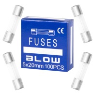 100 KS FAST TRUBICE SKLENENÁ POISTKA 6A CE 5x20mm WTA